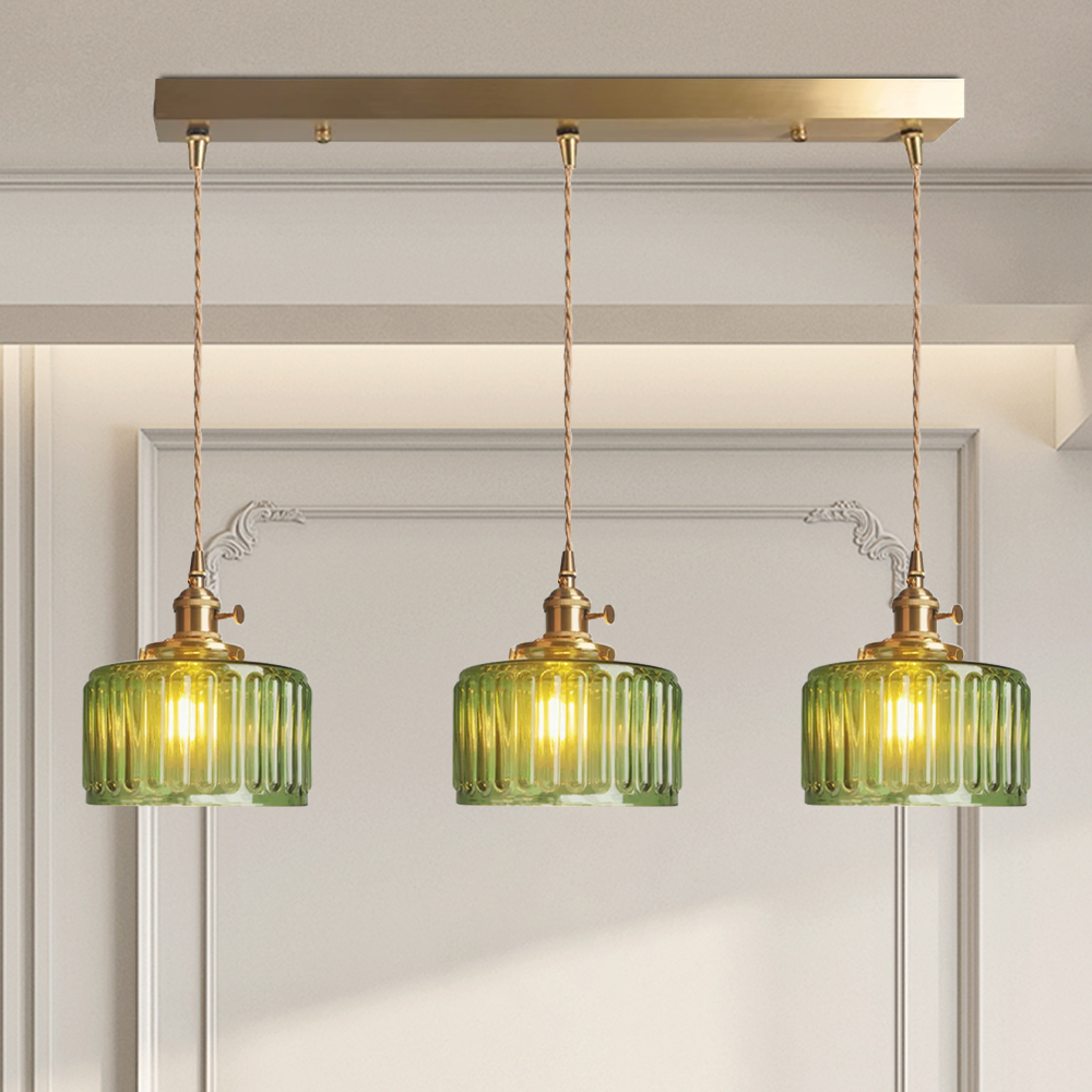 Suspension Luminaire Vintage en Verre - Nostalgia