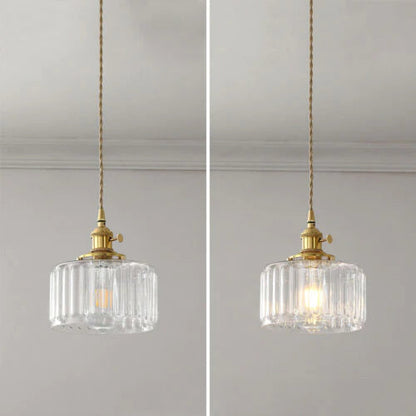 Suspension Luminaire Vintage en Verre - Nostalgia