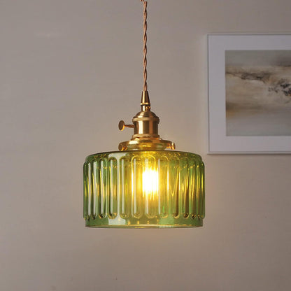 Suspension Luminaire Vintage en Verre - Nostalgia