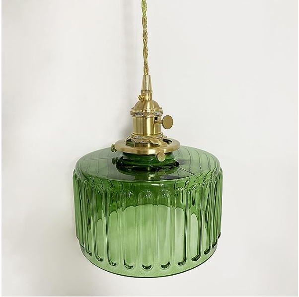 Suspension Luminaire Vintage en Verre - Nostalgia