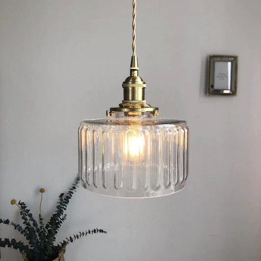 Suspension Luminaire Vintage en Verre - Nostalgia