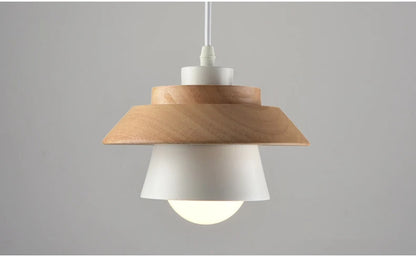 Suspension Macaron Scandinave - Finition Bois
