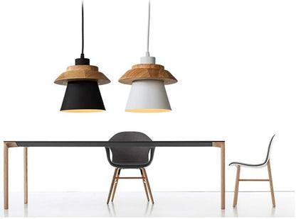 Suspension Macaron Scandinave - Finition Bois