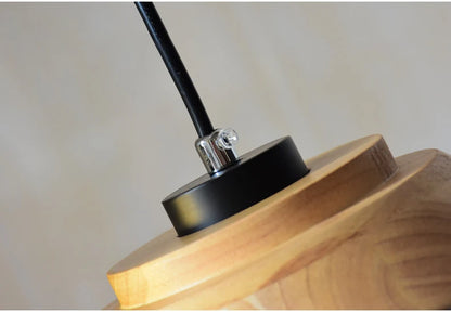 Suspension Macaron Scandinave - Finition Bois