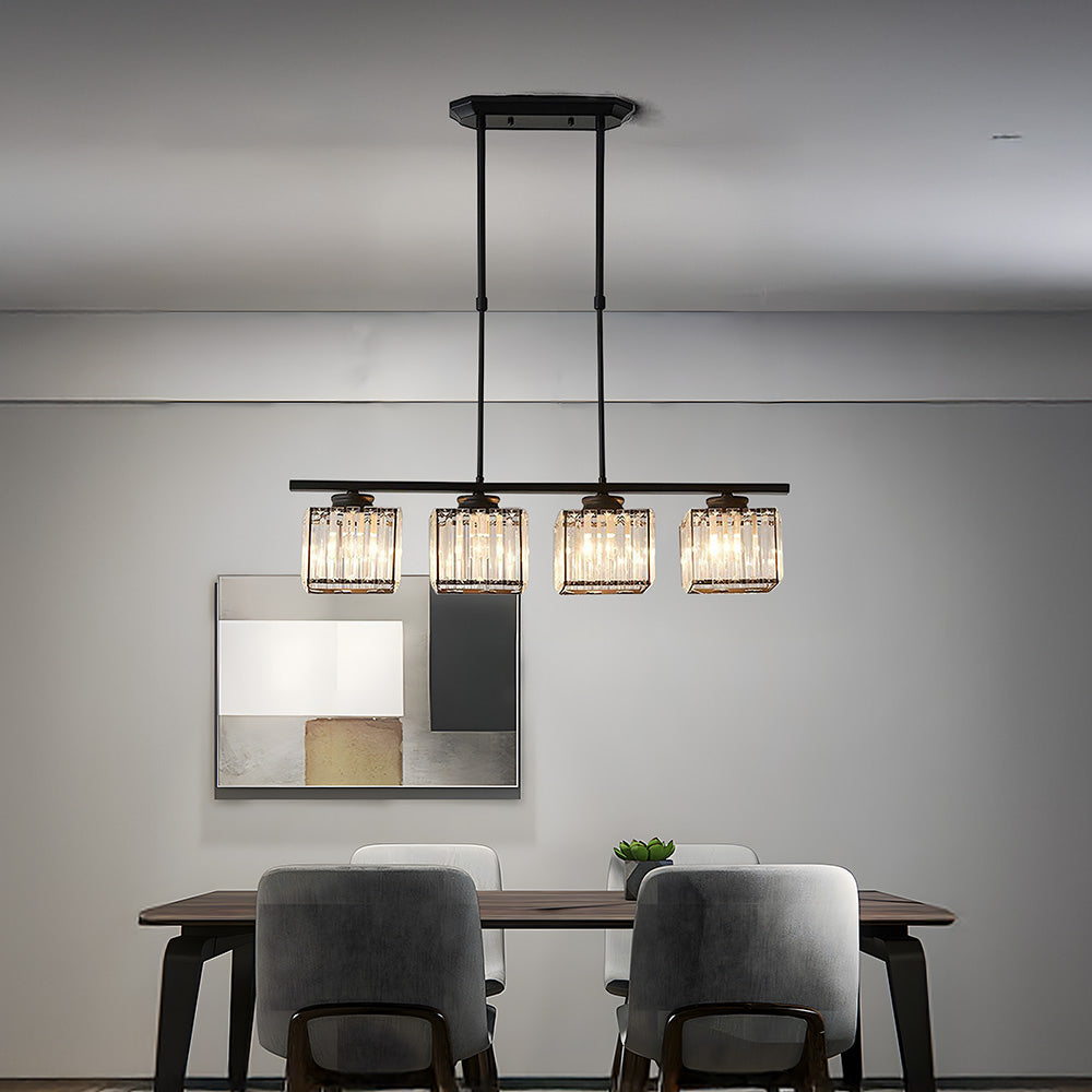 Suspension Moderne en Verre - Cristal Elysia