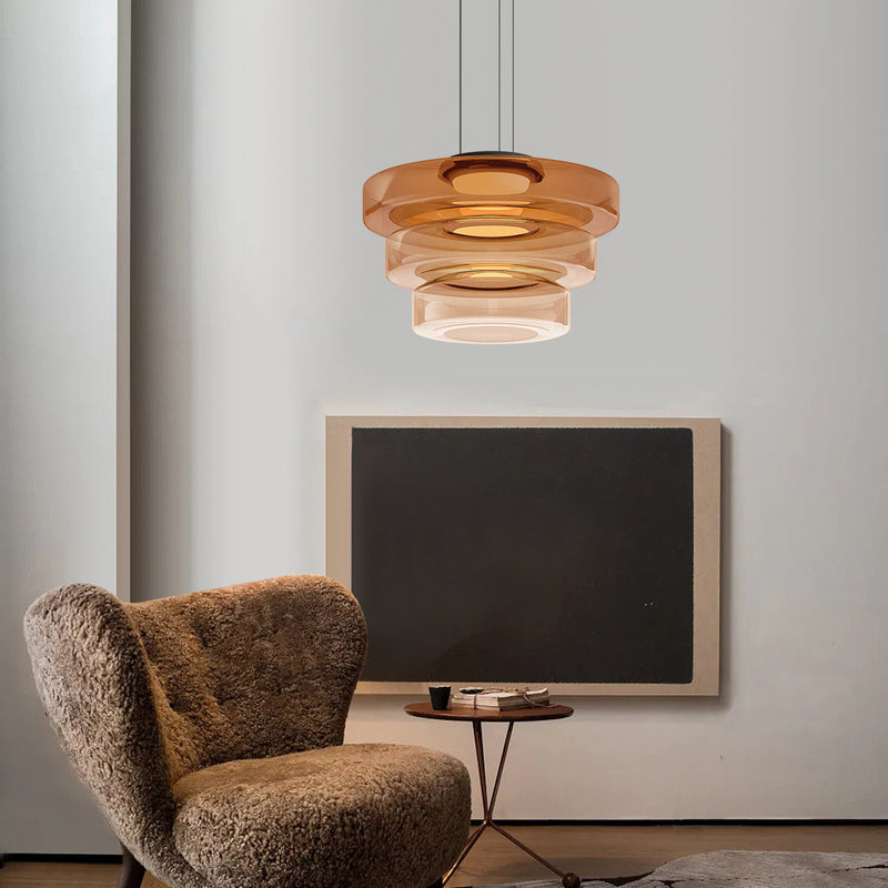 Suspension Moderne en Verre - Elara