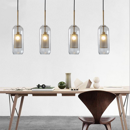 Suspension Moderne en Verre - Elara