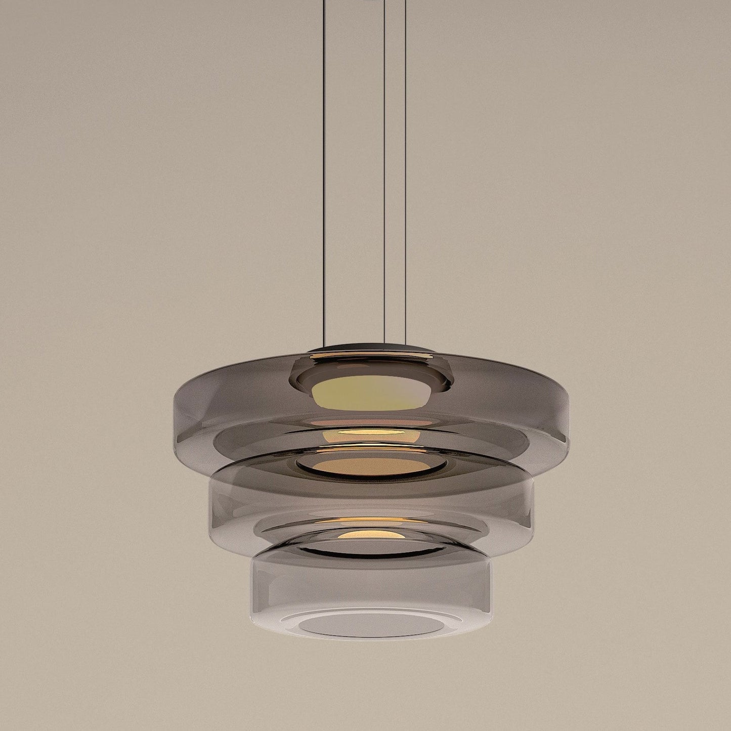 Suspension Moderne en Verre - Elara