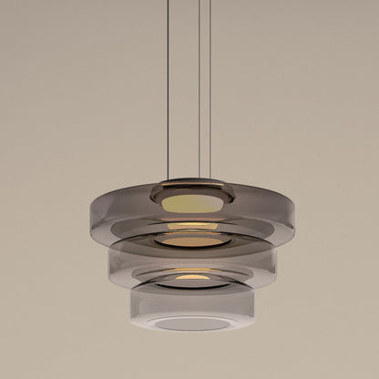 Suspension Moderne en Verre - Elara