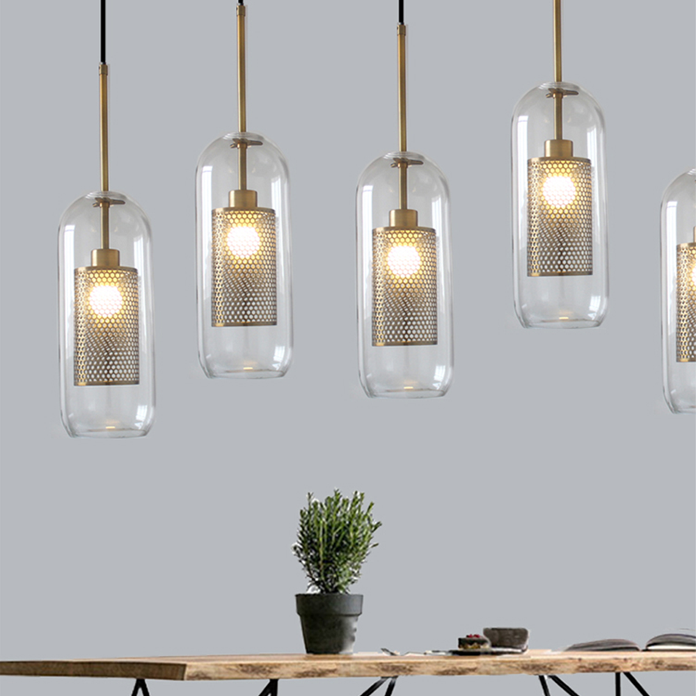 Suspension Moderne en Verre - Elara