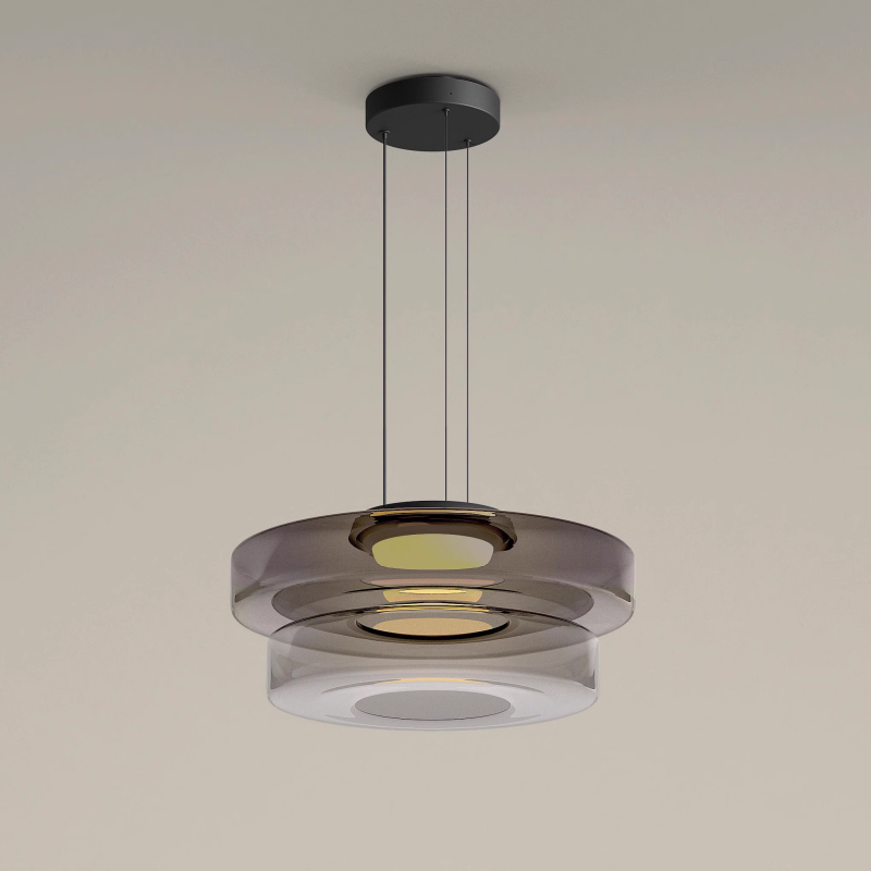 Suspension Moderne en Verre - Elara