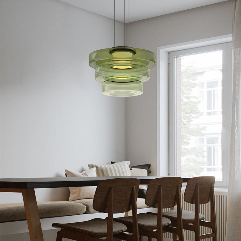 Suspension Moderne en Verre - Elara