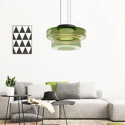 Suspension Moderne en Verre - Elara