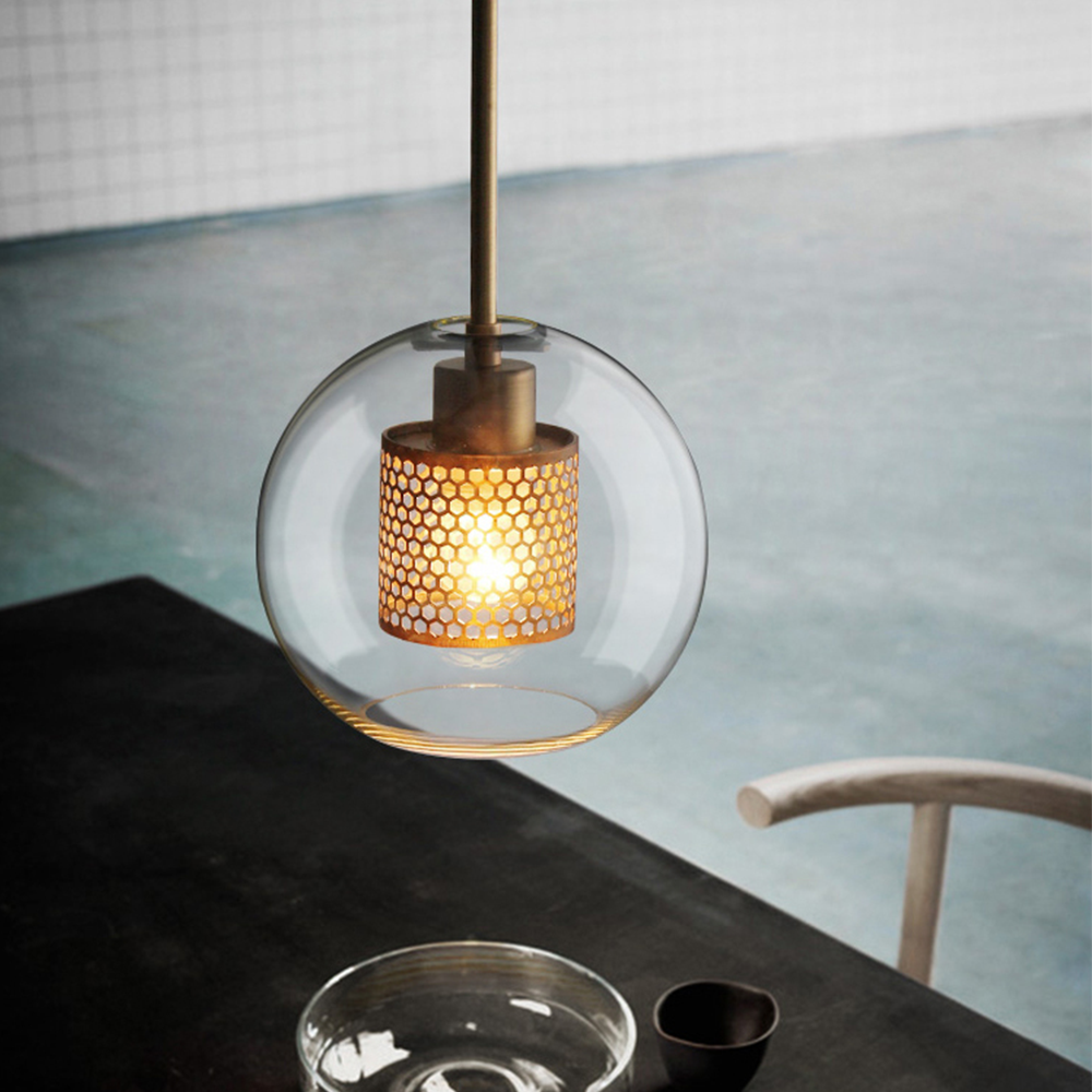 Suspension Moderne en Verre - Elara