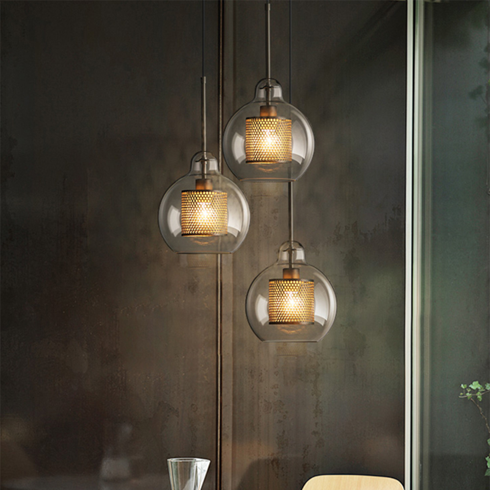 Suspension Moderne en Verre - Elara