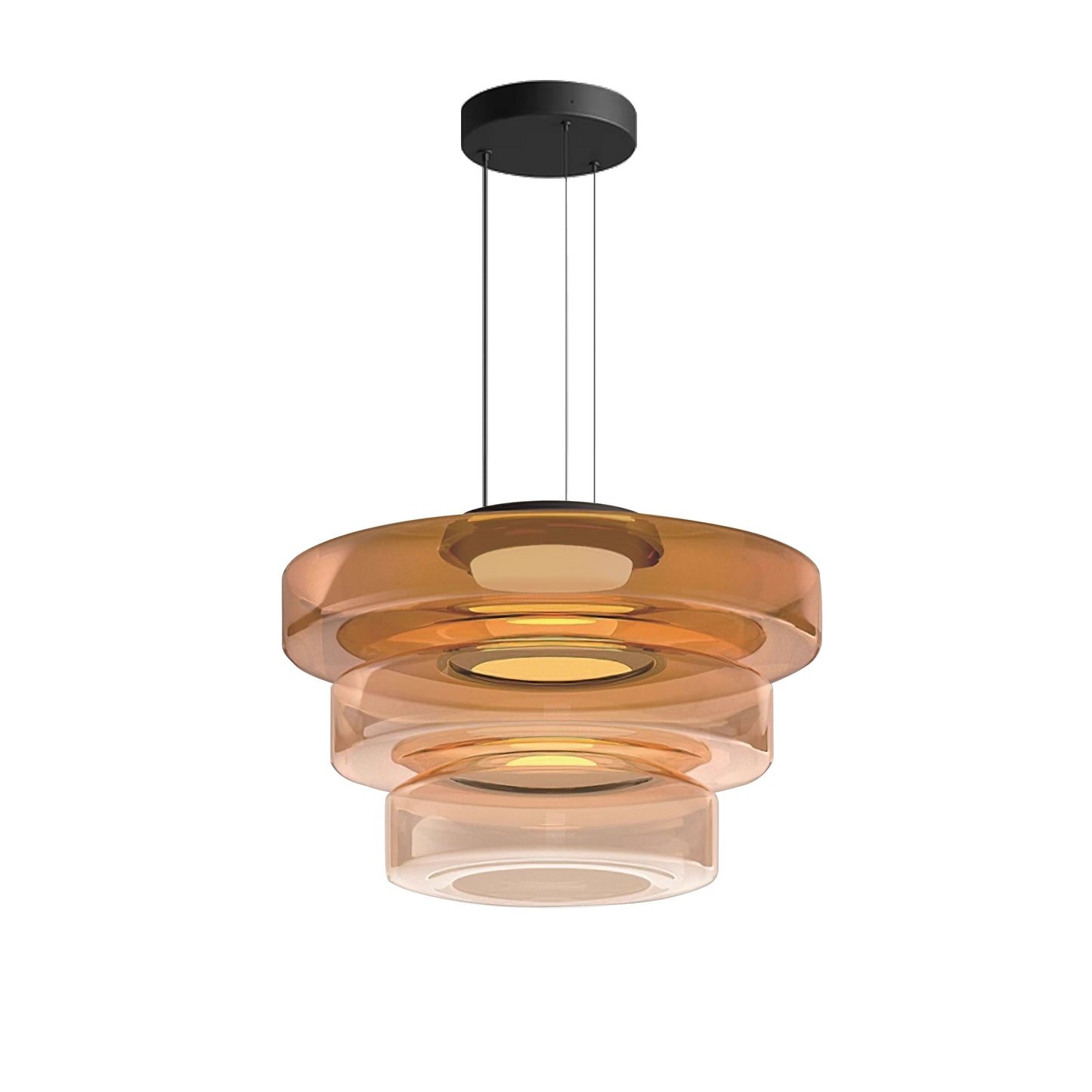 Suspension Moderne en Verre - Elara