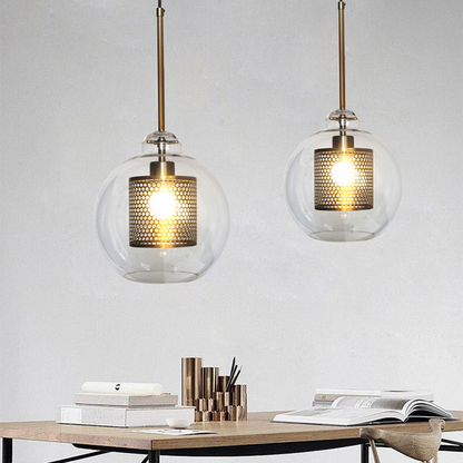 Suspension Moderne en Verre - Elara