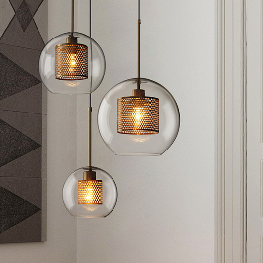 Suspension Moderne en Verre - Elara