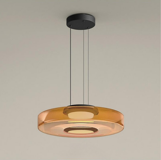 Suspension Moderne en Verre - Elara