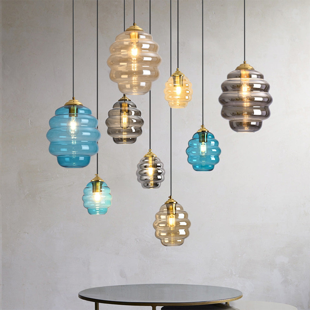 Suspension Moderne en Verre - Lysara