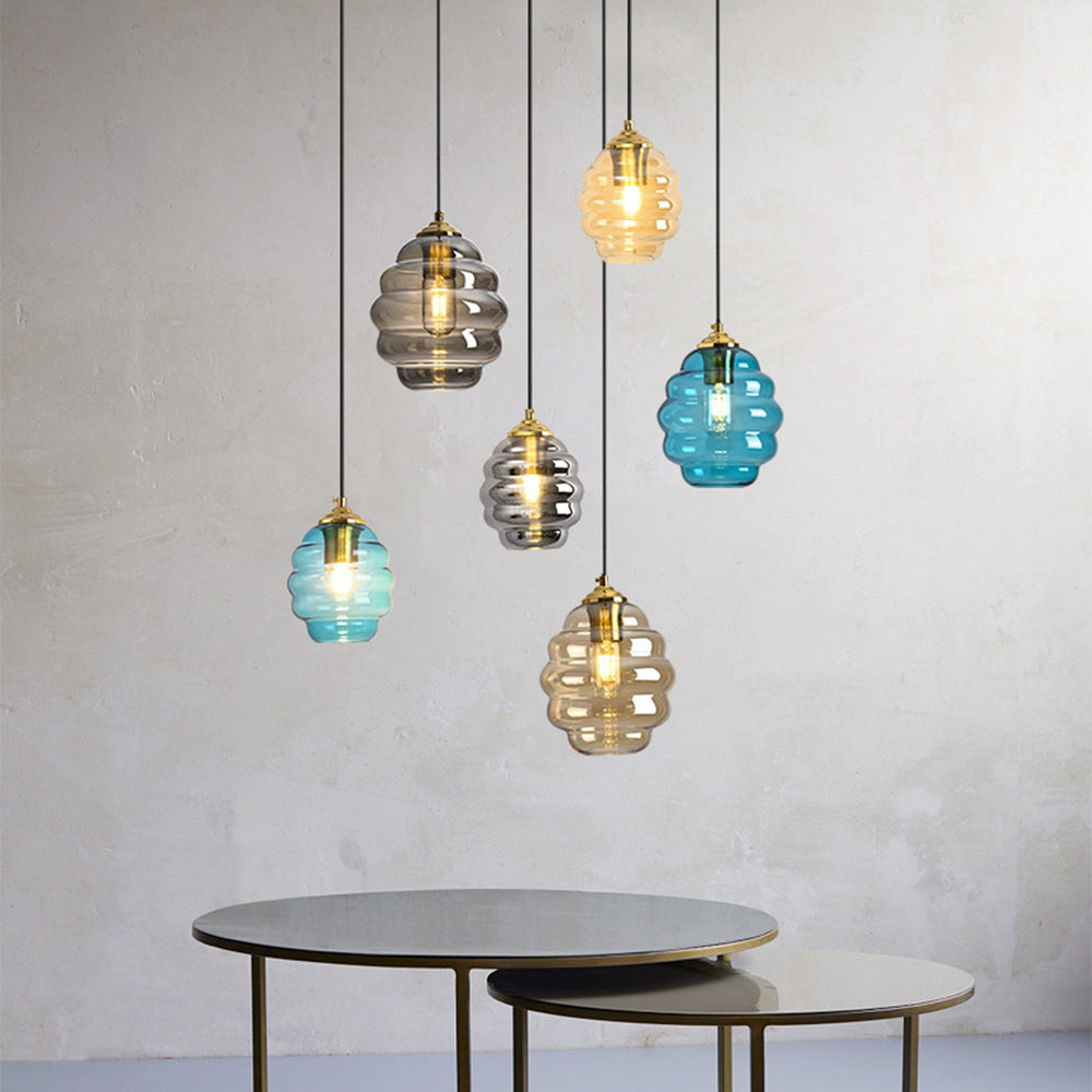 Suspension Moderne en Verre - Lysara