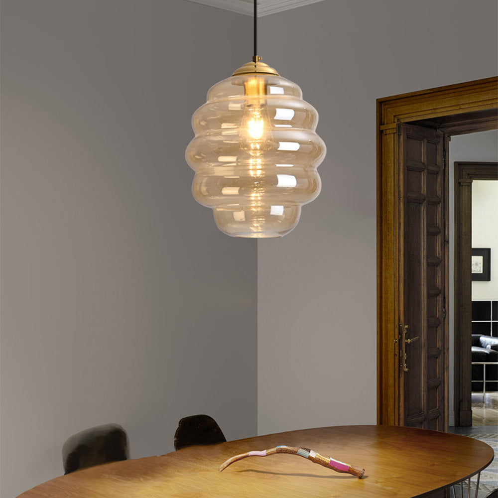 Suspension Moderne en Verre - Lysara