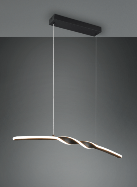 Suspension Noire Arc Pour Table