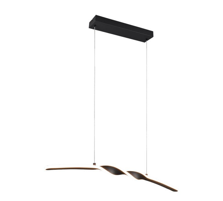 Suspension Noire Arc Pour Table