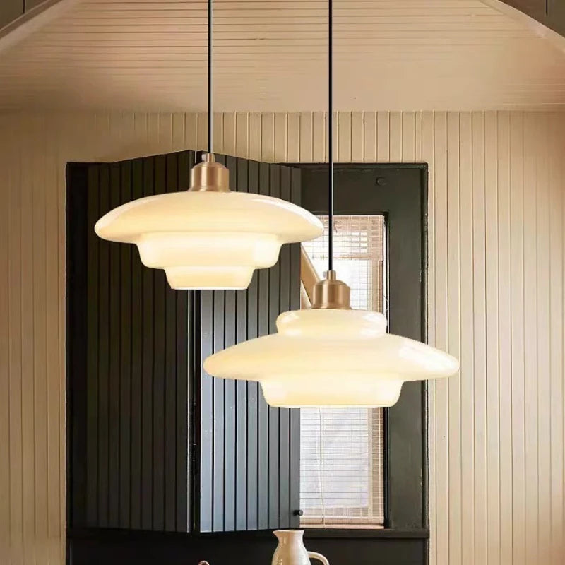 Suspension Nordique OPALE Blanche