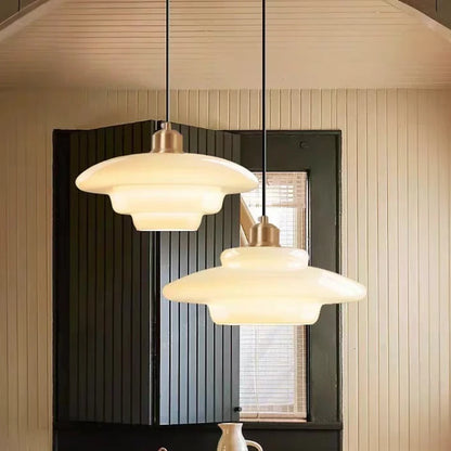 Suspension Nordique OPALE Blanche
