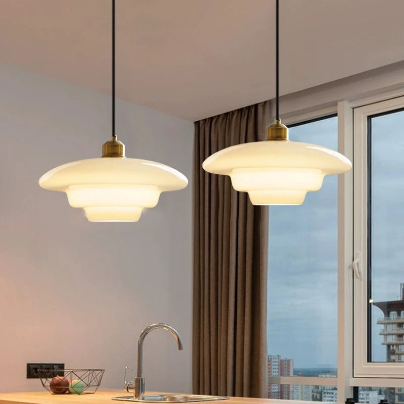 Suspension Nordique OPALE Blanche