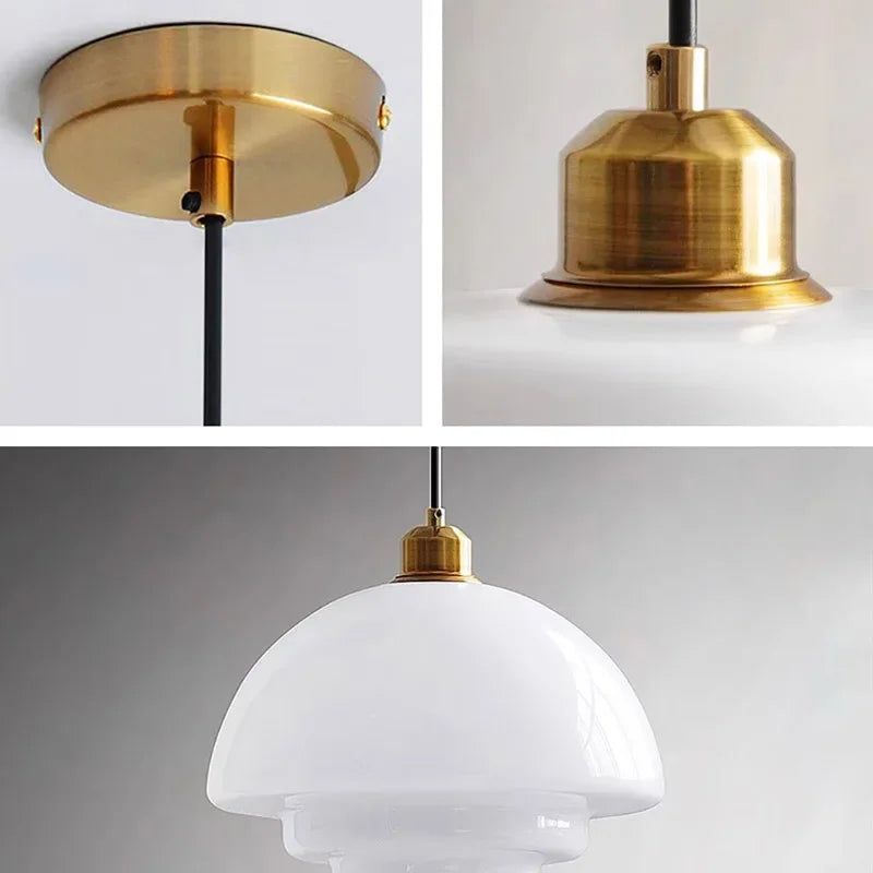 Suspension Nordique OPALE Blanche