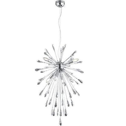 Suspension Pluie Design en Verre Transparent
