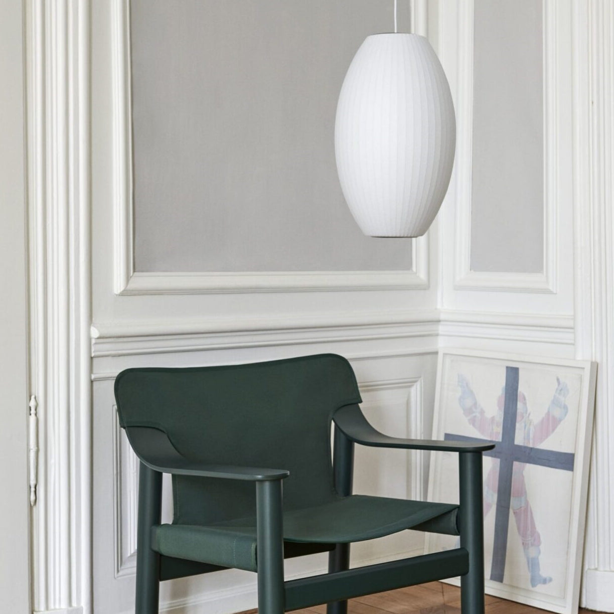 Suspension Scandinave Blanche - Liora