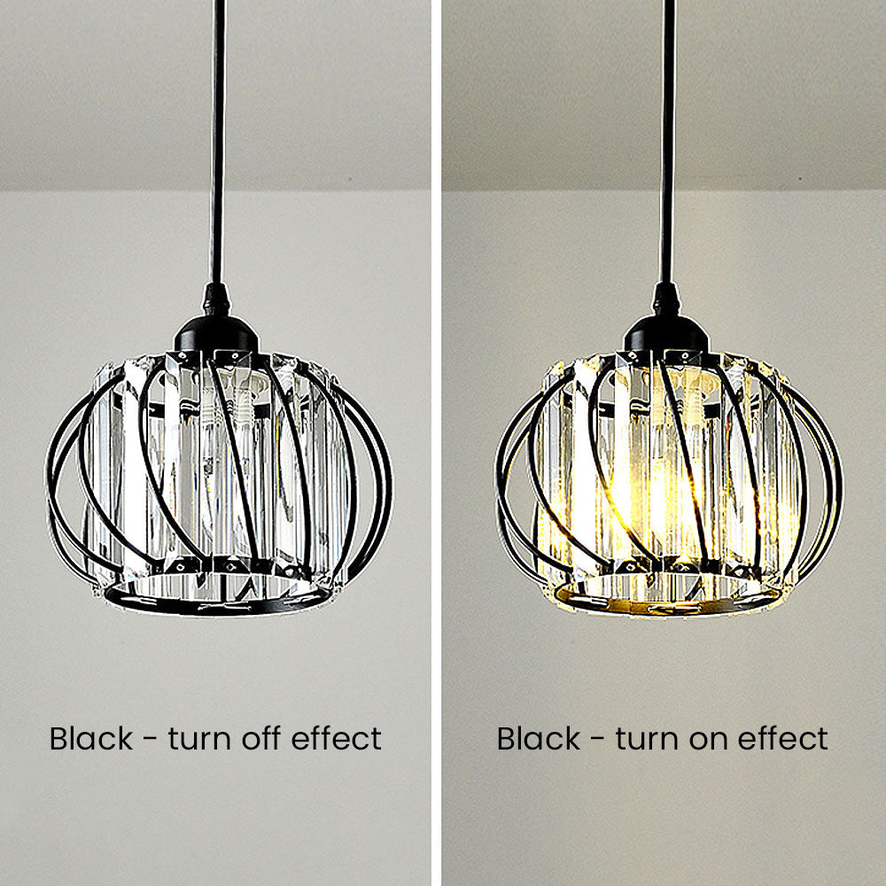Suspension Style Minimaliste en Verre