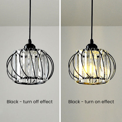 Suspension Style Minimaliste en Verre