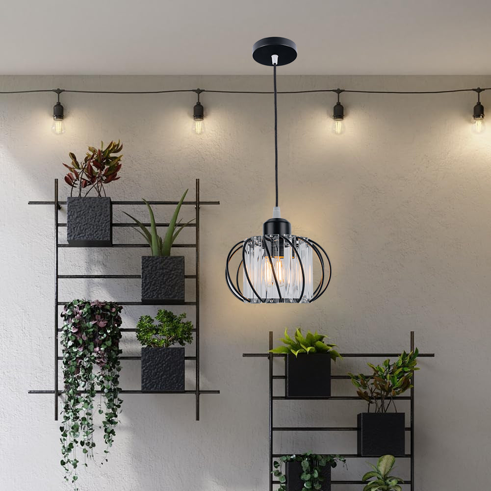 Suspension Style Minimaliste en Verre