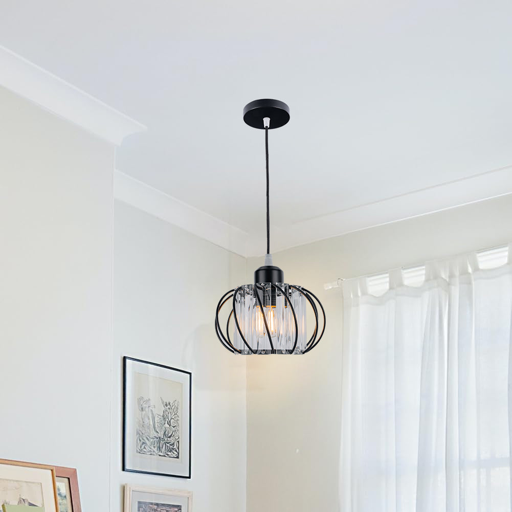 Suspension Style Minimaliste en Verre