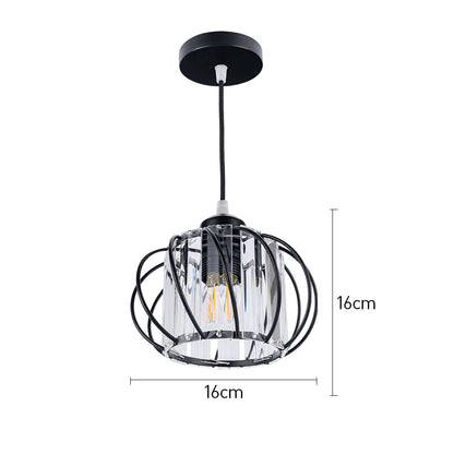 Suspension Style Minimaliste en Verre