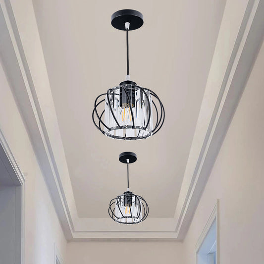 Suspension Style Minimaliste en Verre