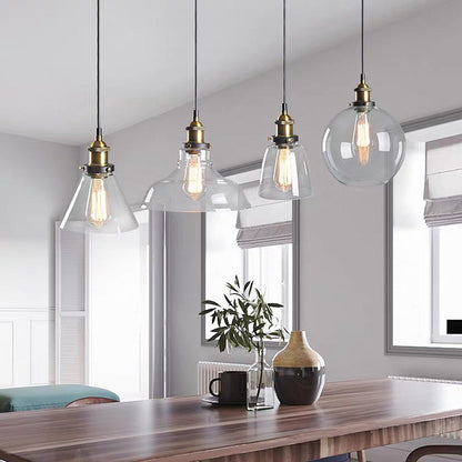 Suspension Style Scandinave en Verre