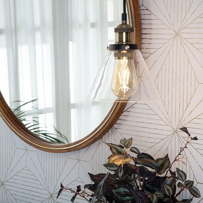 Suspension Style Scandinave en Verre