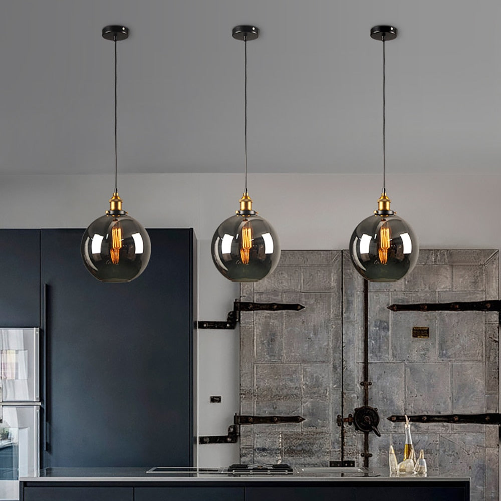 Suspension Style Scandinave en Verre