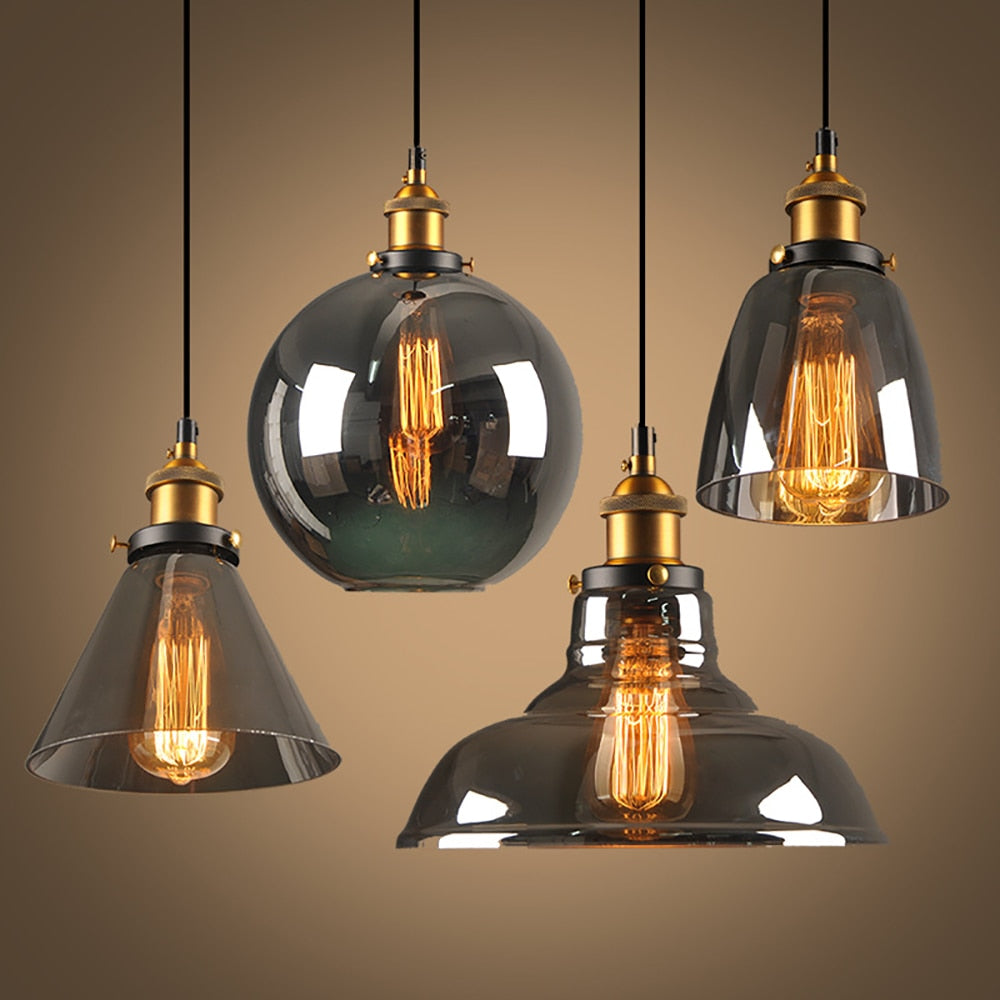 Suspension Style Scandinave en Verre