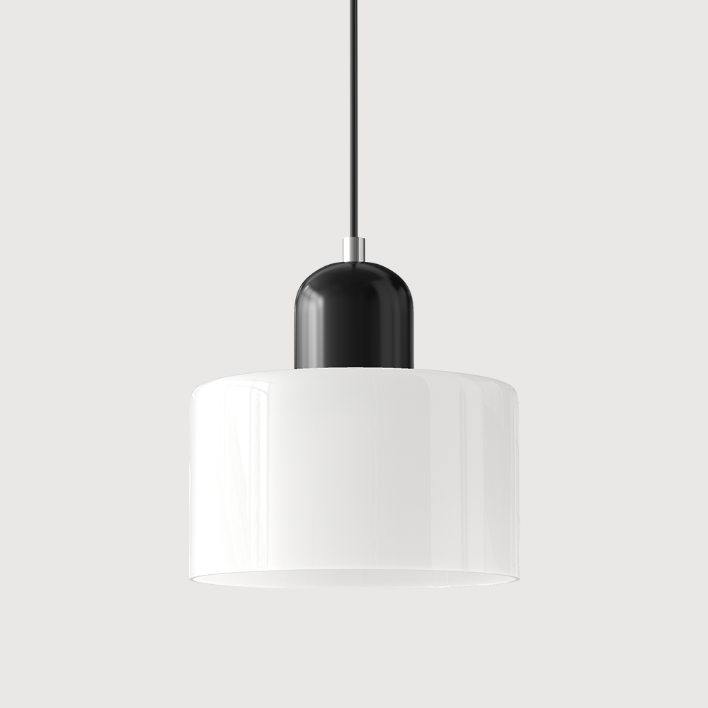 Suspension Verre Bauhaus - Cylindre