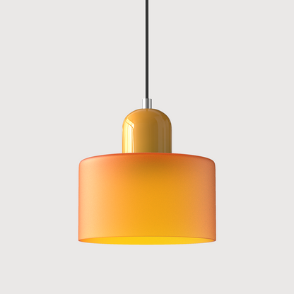Suspension Verre Bauhaus - Cylindre