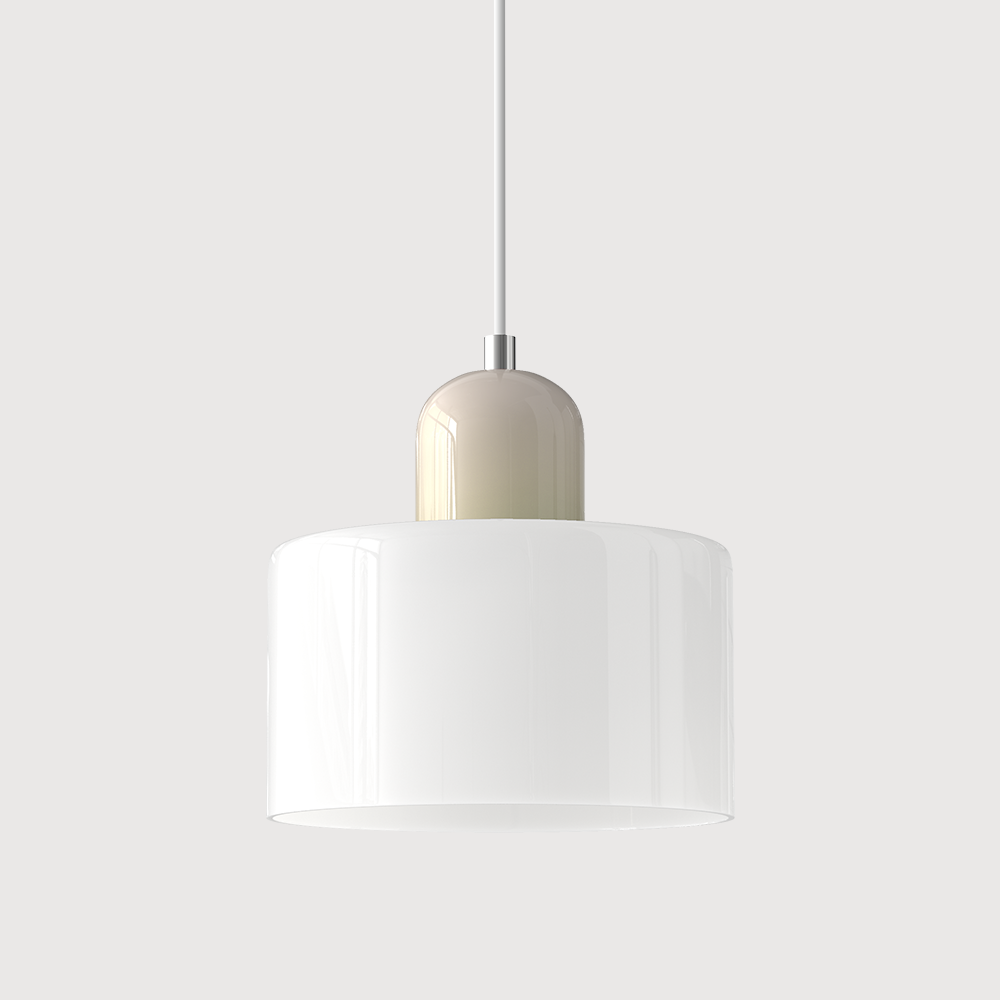 Suspension Verre Bauhaus - Cylindre