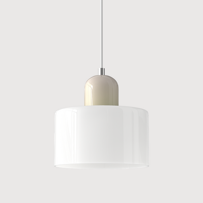 Suspension Verre Bauhaus - Cylindre