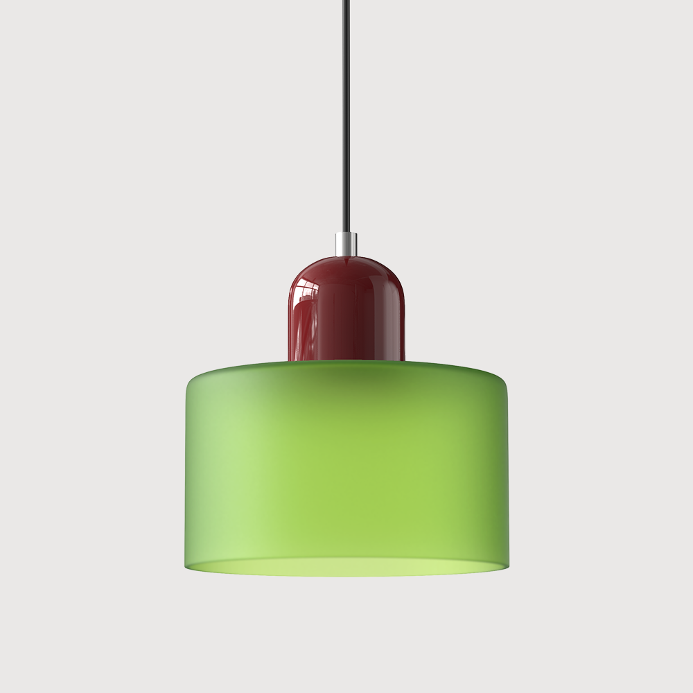 Suspension Verre Bauhaus - Cylindre