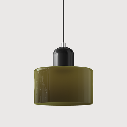 Suspension Verre Bauhaus - Cylindre